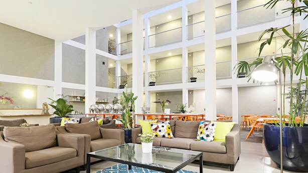 Sala de estar en el lobby