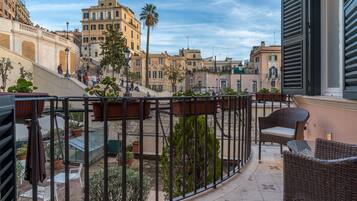 Chambre Double Deluxe, balcon, vue ville | Balcon