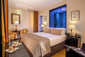 豪華雙人房 | 義大利 Frette 床單、高級寢具、羽絨被、舒適加層