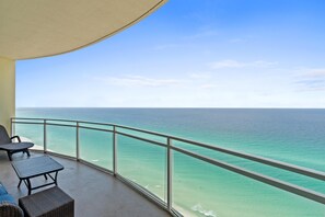 Condo, 3 Bedrooms, Ocean View (2203) | Balcony view - Aqua Beach Resort by Panhandle Getaways (Panama City Beach)