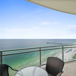 Condo, 1 quarto, de frente para a praia (2210) | Sacada