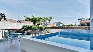 Pool auf dem Dach