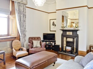 Cottage, 2 Bedrooms, Sea View, Sea Facing (Lighthouse Cottage 4) | Living room | Flat-screen TV, fireplace, DVD player - Aberdeen Lighthouse Cottages (Aberdeen)
