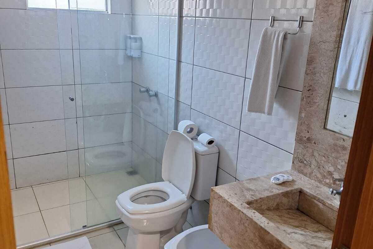family room | bathroom | shower, free toiletries, hair dryer, bathrobes