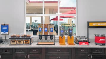 Free daily buffet breakfast