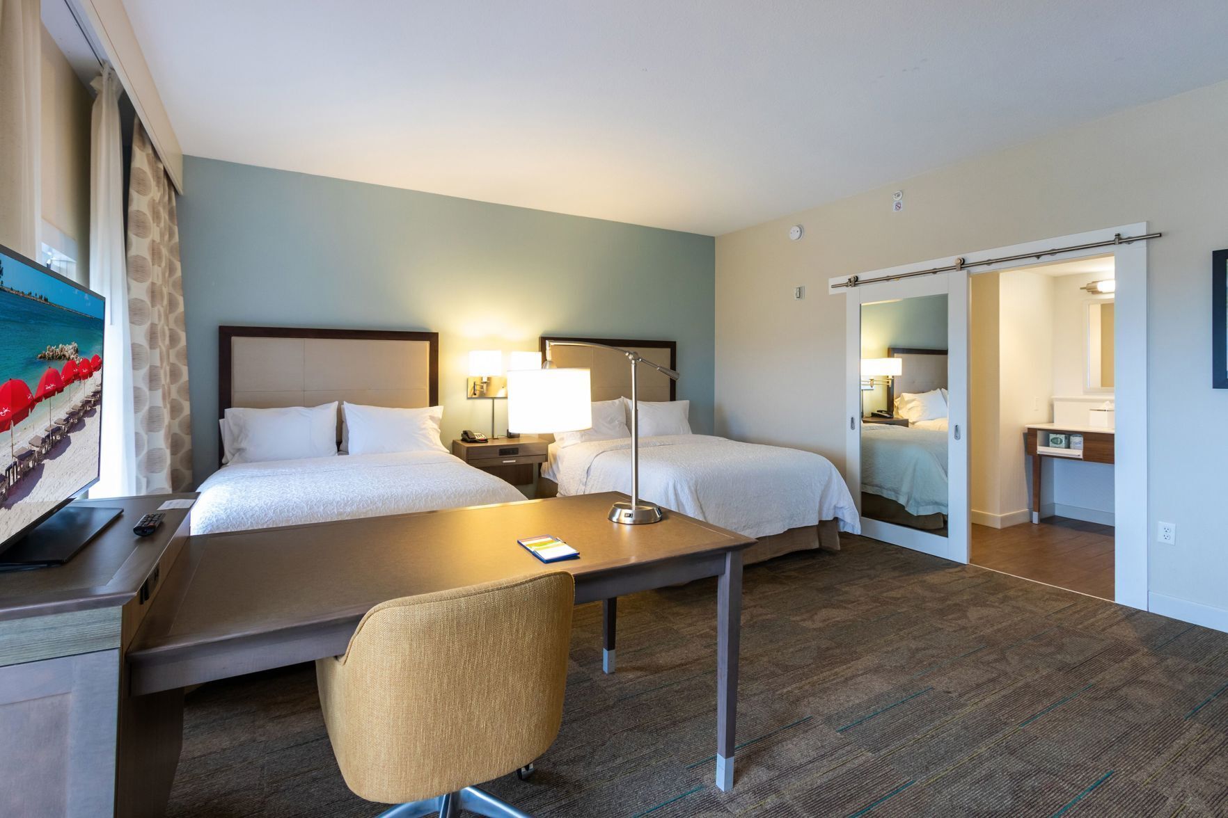 In-room safe, desk, laptop workspace, free cots/infant beds