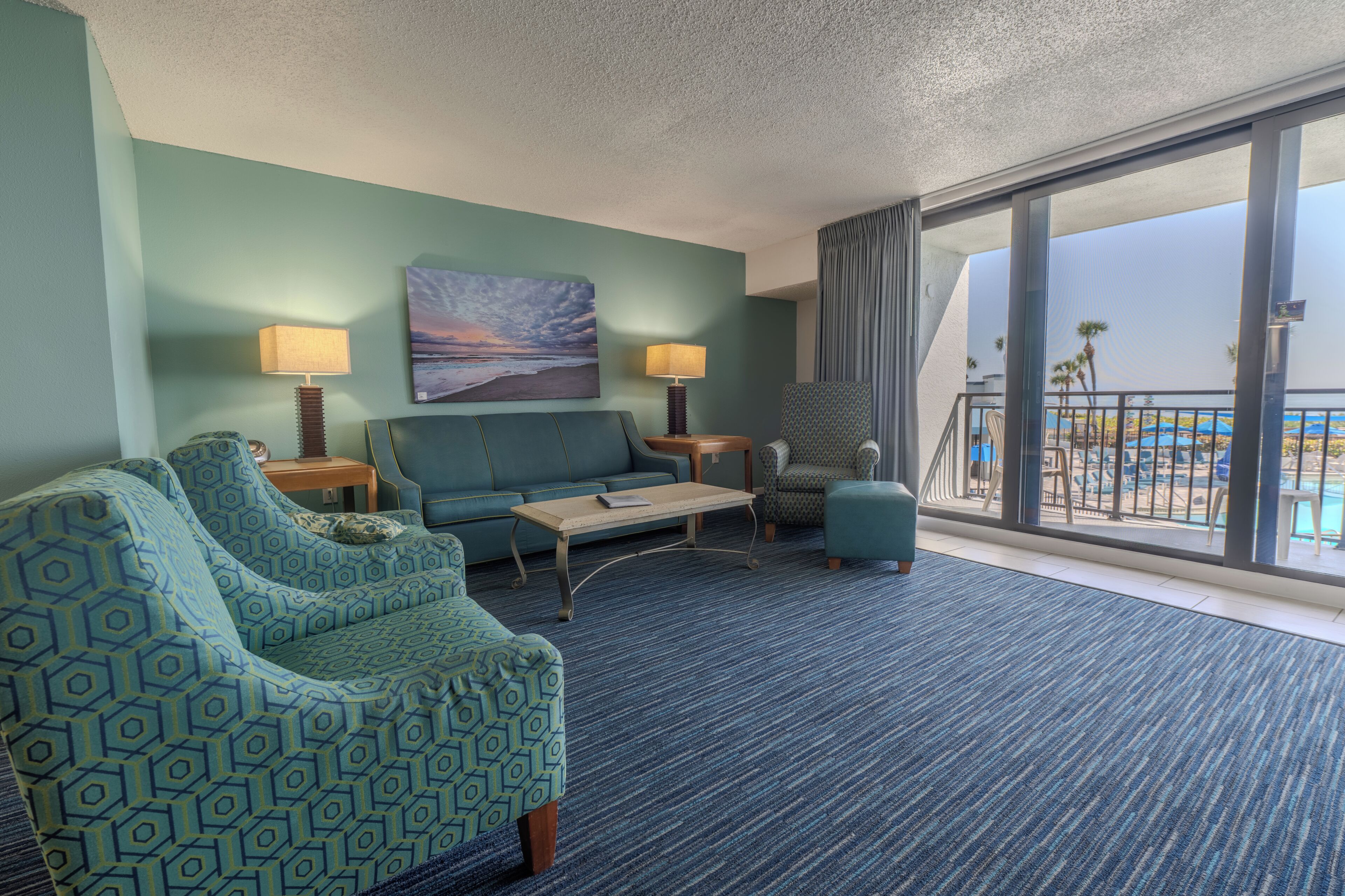 Standard Apartment, 2 Bedrooms, Ocean View | Living area