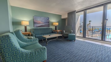 Standard Apartment, 2 Bedrooms, Ocean View | Living area