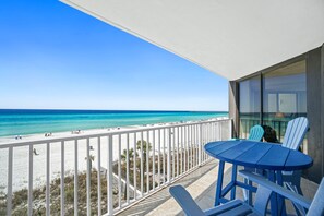 Condo, 1 Bedroom, Sea View (Windward 303) | Balcony - Edgewater Beach & Golf Resort by Panhandle Getaways (Panama City Beach)