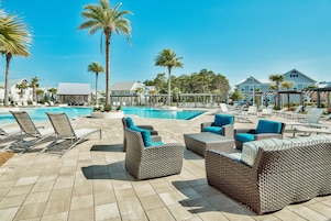 2 outdoor pools, pool umbrellas, sun loungers