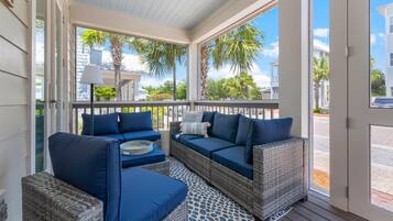 Ferienhaus, 3 Schlafzimmer (Turtle Dunes) | Terrasse/Patio