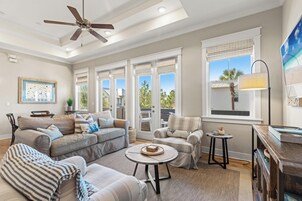 Townhome, 2 Bedrooms (Rayburn House) | Living area | 50-inch Smart TV with digital channels, TV