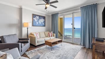 Condo, 2 Bedrooms, Ocean View (1209) | Living area | TV