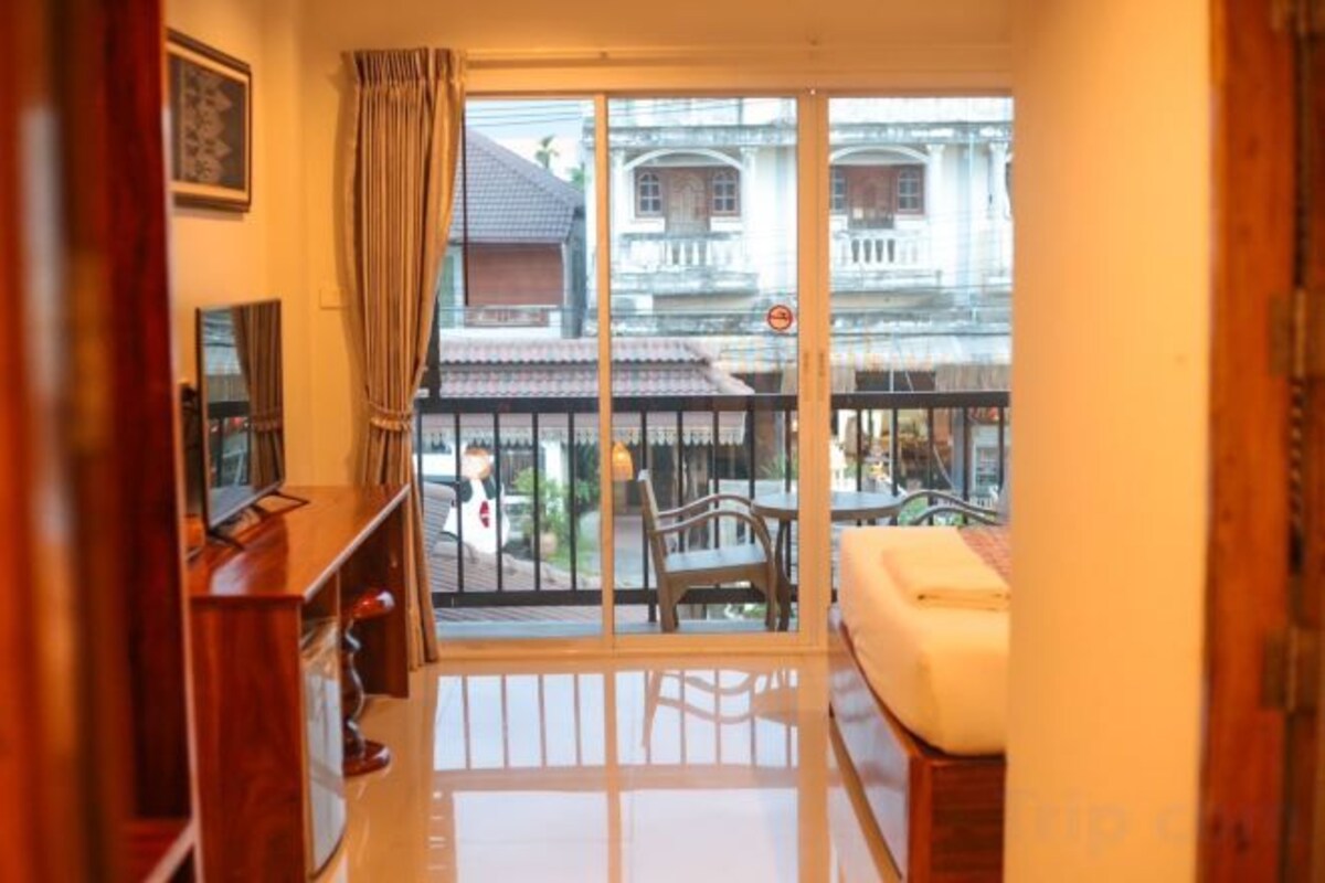 Desk, blackout drapes, rollaway beds (surcharge), WiFi (free)