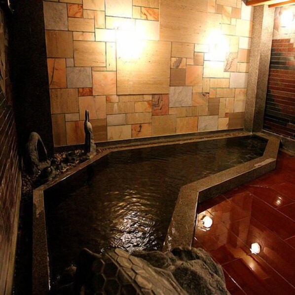 Indoor spa tub
