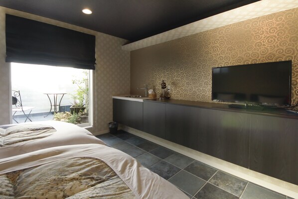 一棟貸し 布団付き | 1 室のベッドルーム、デスク、アイロン / アイロン台、WiFi (無料)