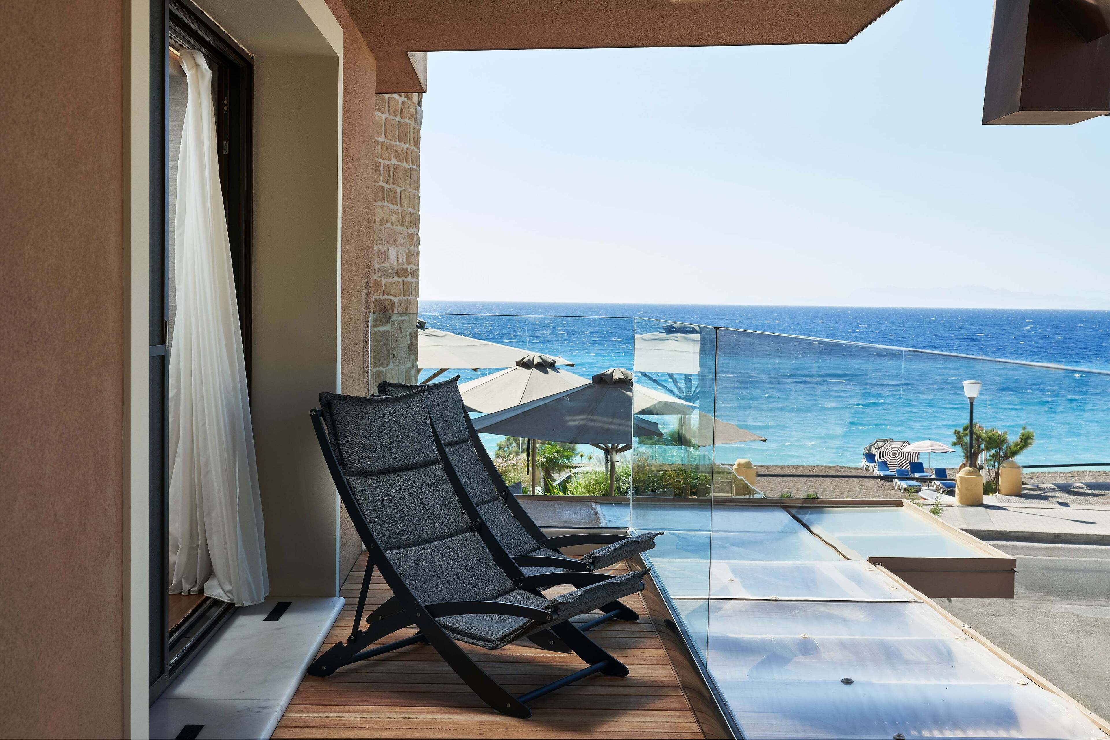Junior-Suite, 2 Schlafzimmer | Blick vom Balkon