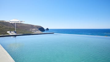 Piscina con borde infinito