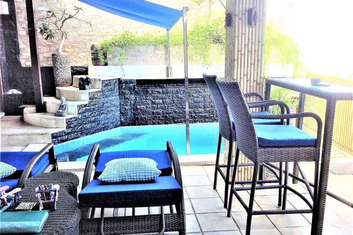 Deluxe Villa, 1 Bedroom, Private Pool, Sea View | Premium bedding, pillow-top beds, minibar, in-room safe