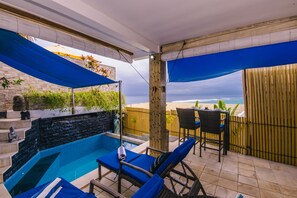 华丽别墅, 1 间卧室, 私人游泳池, 海景 | 露台