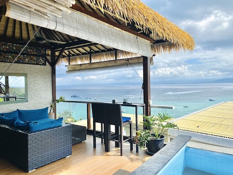 Terraza o patio. Lembongan Harmony Villas