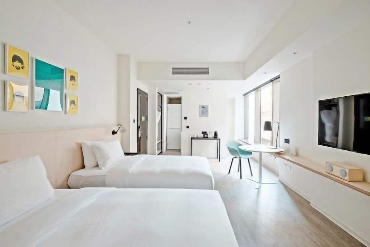 In-room safe, desk, blackout curtains, soundproofing