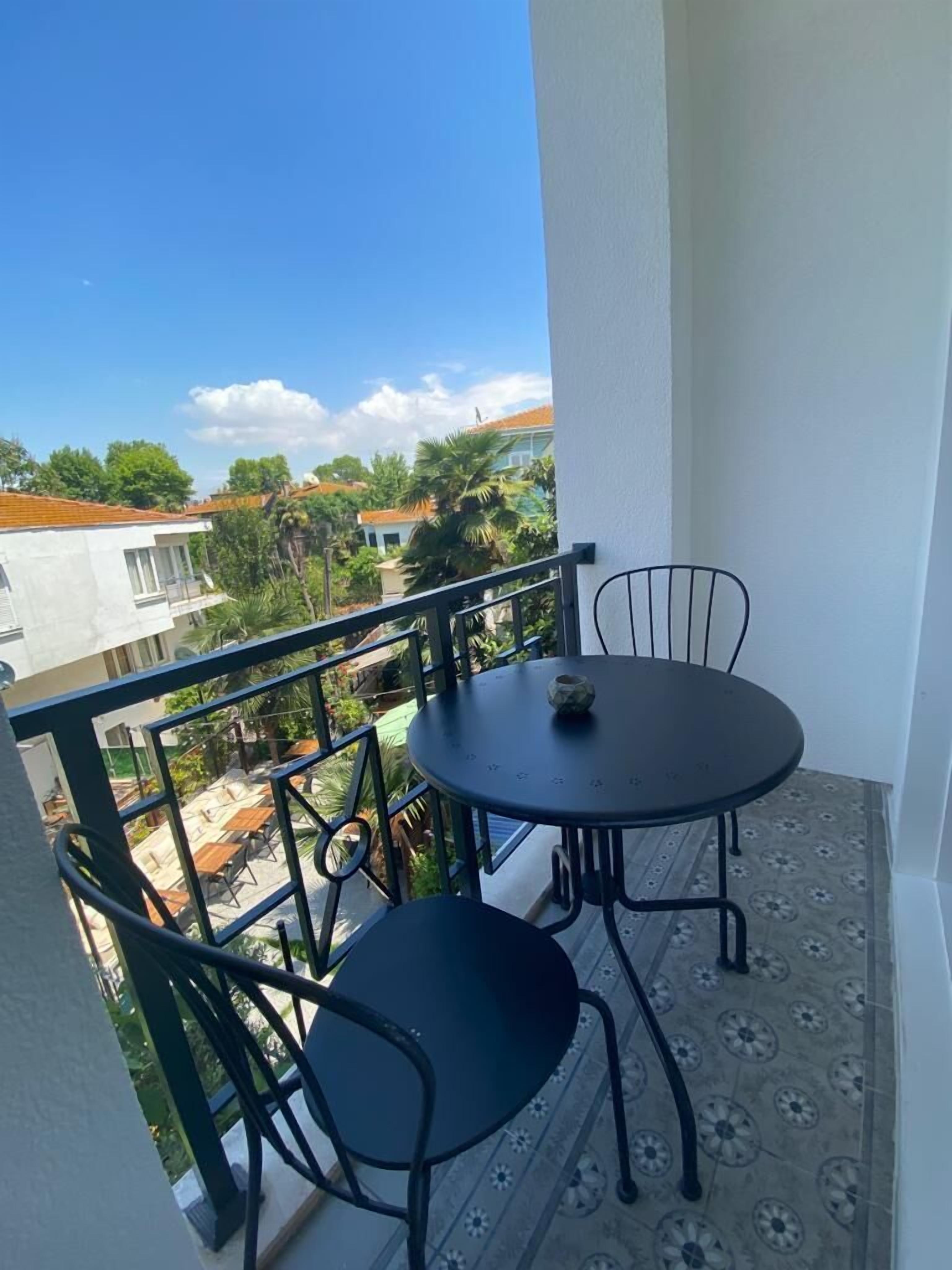 Comfort tweepersoonskamer, balkon | Terras