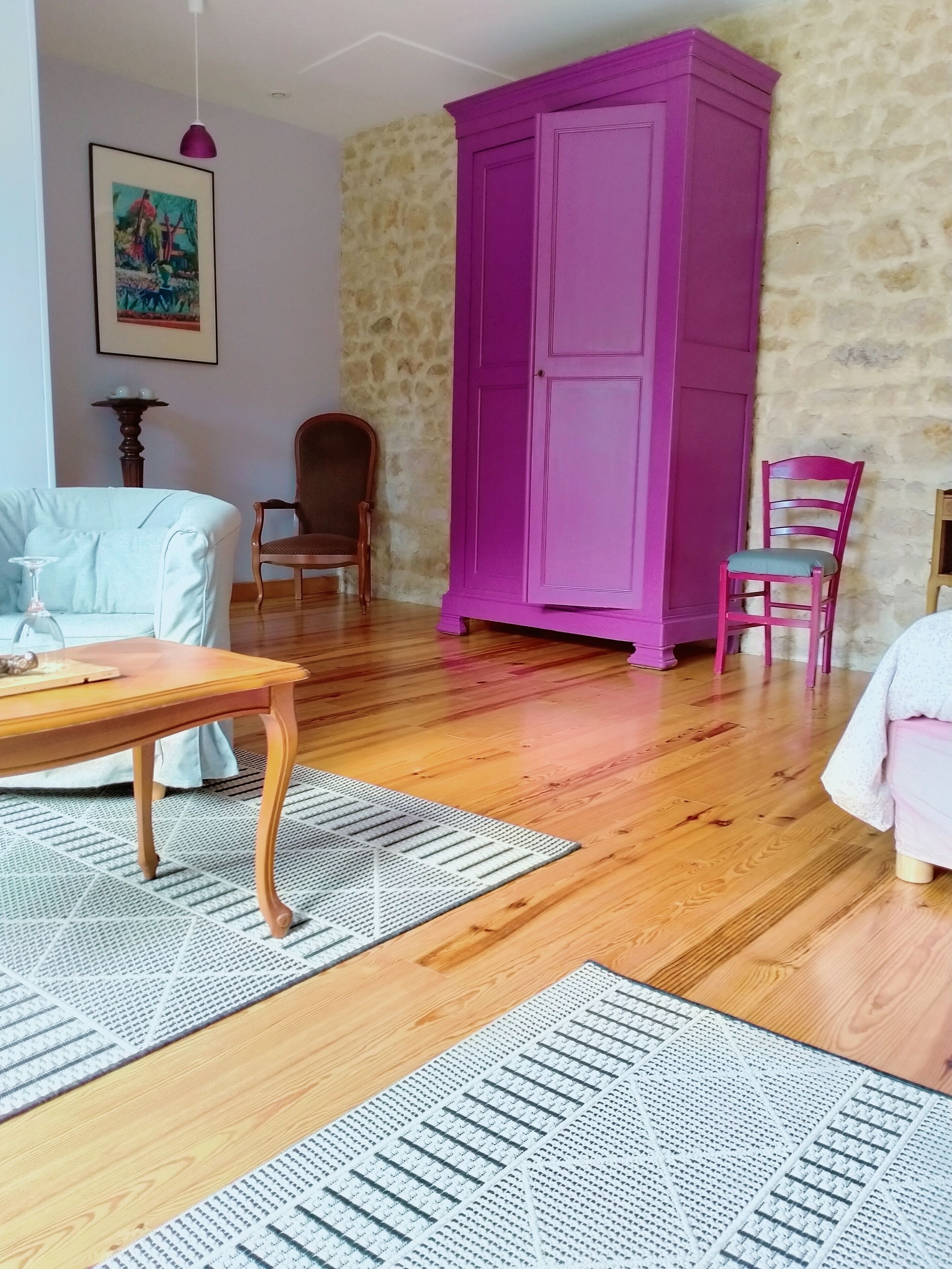 Double Room (Roselyne) | Individually decorated, individually furnished, blackout curtains