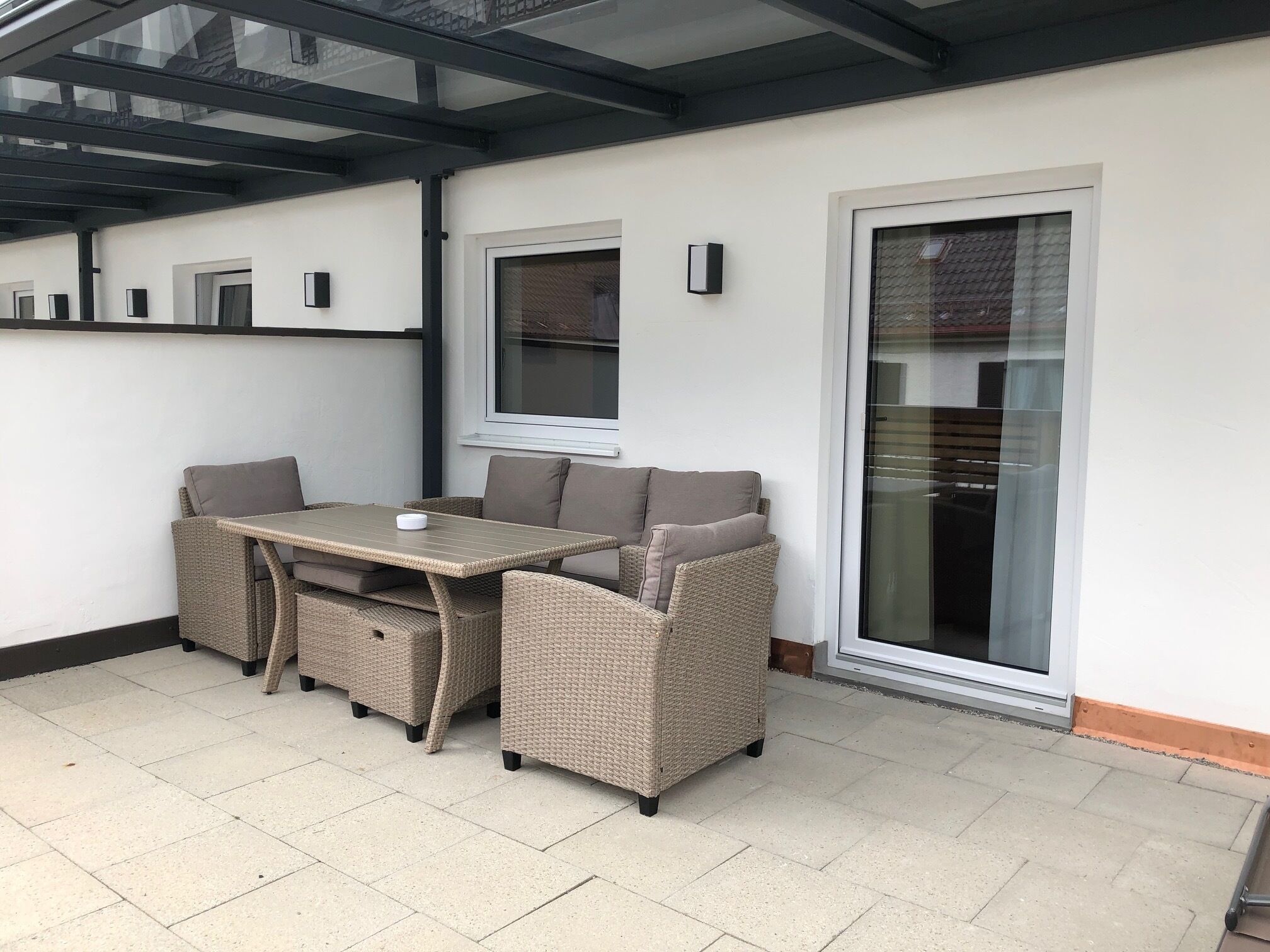 comfort quadruple room, 2 bedrooms, non smoking, mountain view | terrace/patio