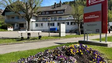 Fassade der Unterkunft