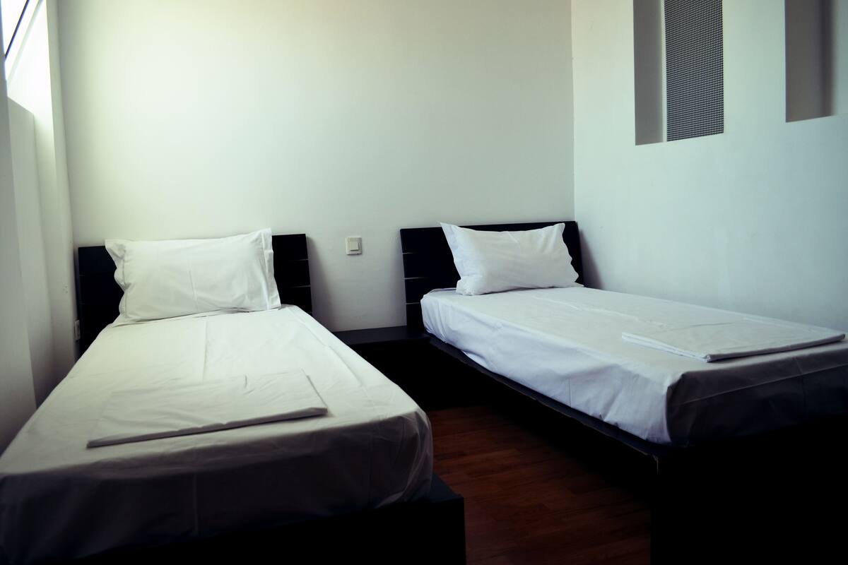 Chambre Économique avec lits jumeaux, vue mer