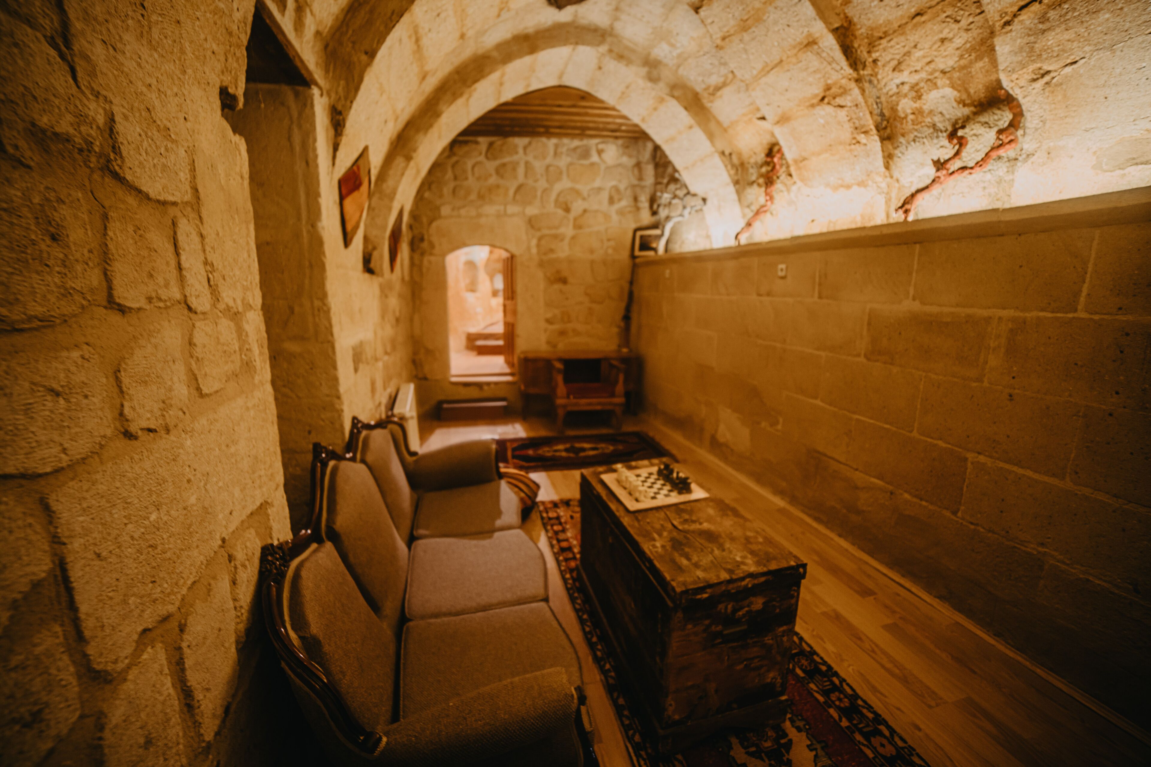 romantic suite | living area | lcd tv, pay films