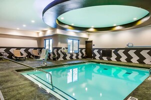 Indoor pool, open 6:00 AM to 10:00 PM, sun loungers