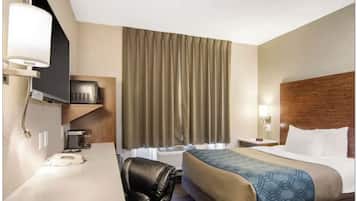 Bureau, chambres insonorisées, Wi-Fi gratuit, draps fournis