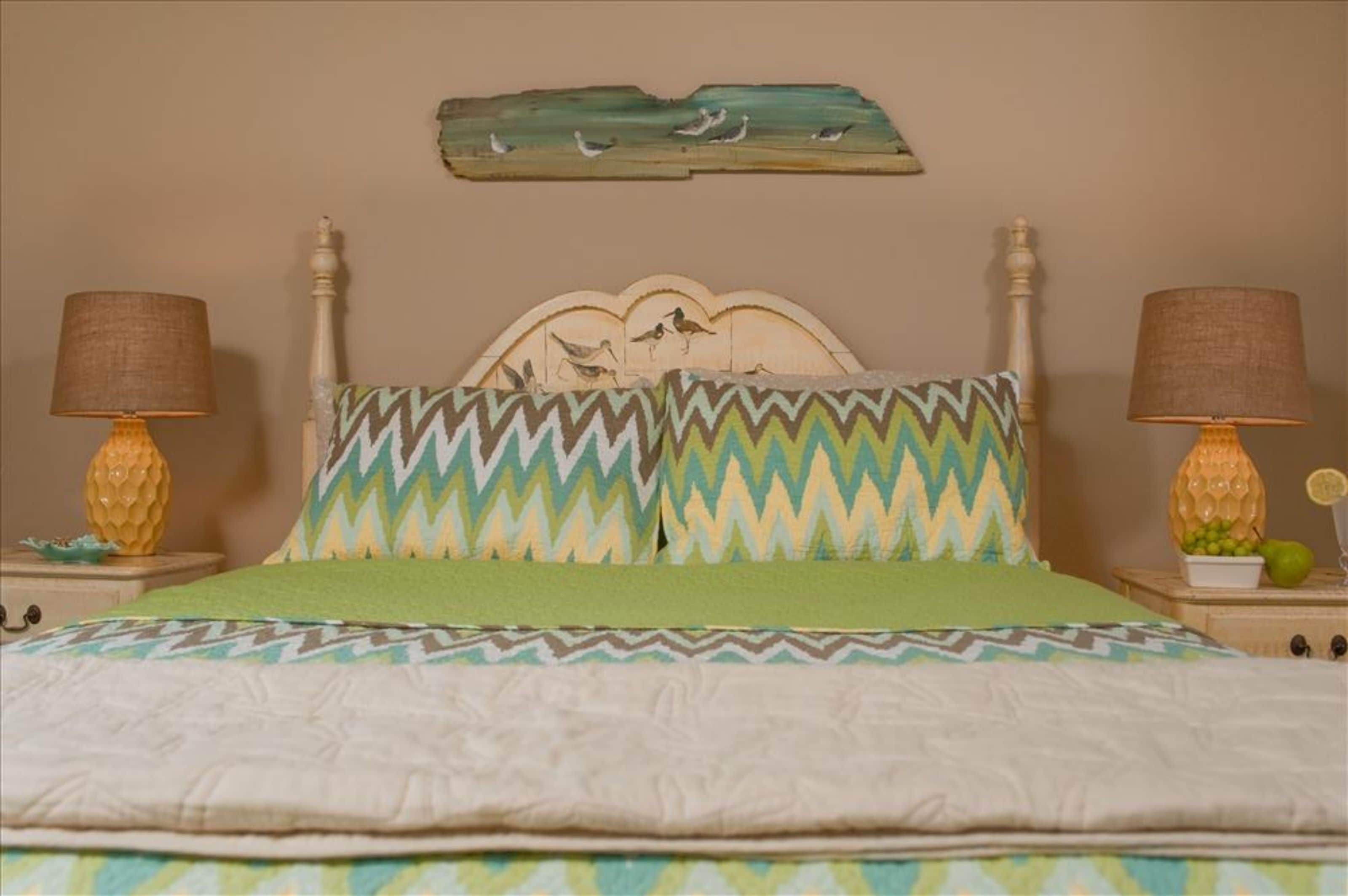 Ropa de cama de alta calidad y camas con pillow-top 