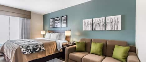 Ropa de cama de alta calidad y escritorio