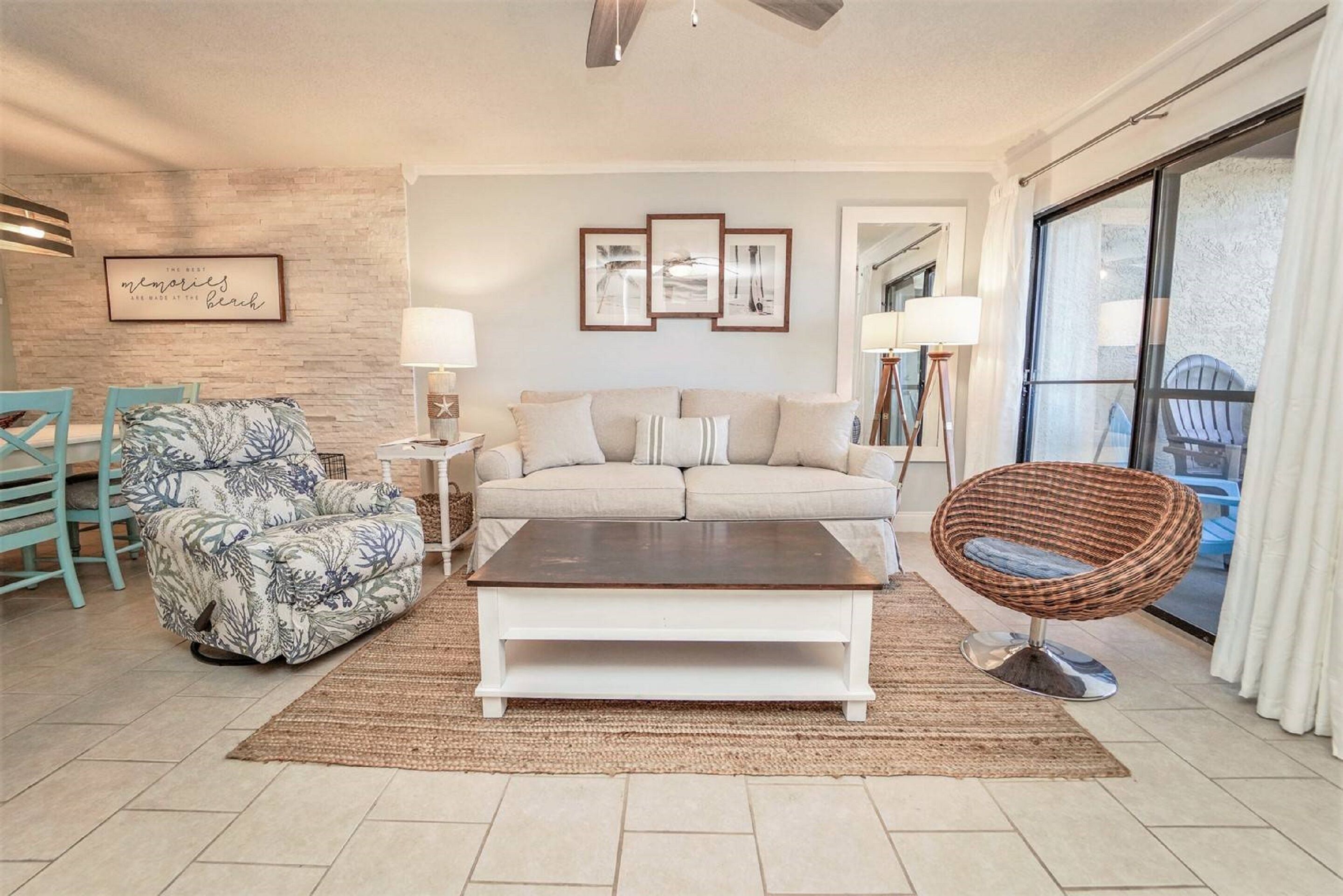 公寓客房, 2 間臥室, 渡假村景觀 (Z3) | 起居區 | 平面電視