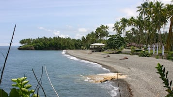 Playa privada, toallas de playa