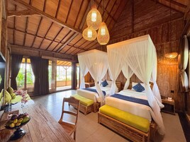 Two Bedroom Pool Villa | 高档床上用品、迷你吧、客房内保险箱、办公桌