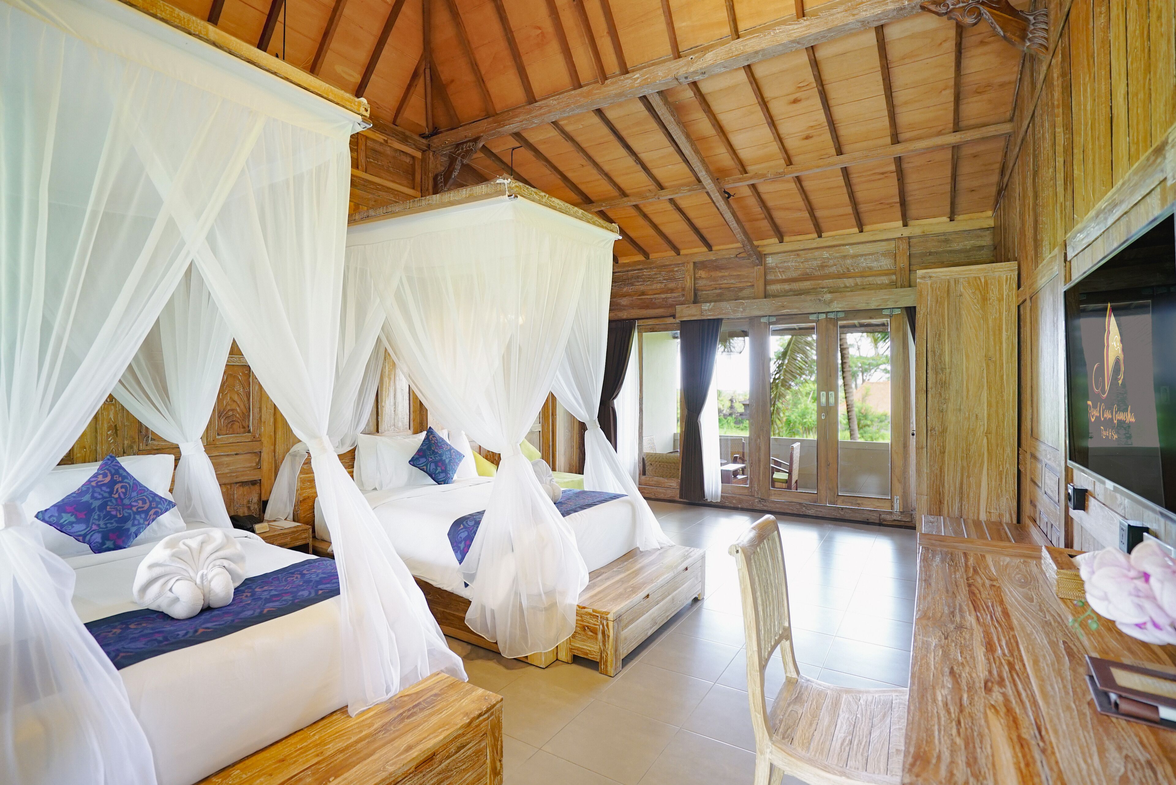 Two Bedroom Pool Villa | Premium bedding, minibar, in-room safe, desk