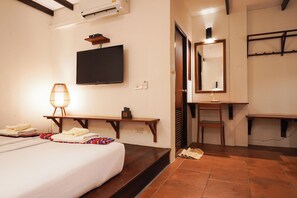 Deluxe studio, 1 kingsize bed | Een minibar, individueel gedecoreerd, individueel gemeubileerd