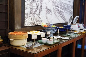 Morgenmadsbuffet hver dag mod et gebyr