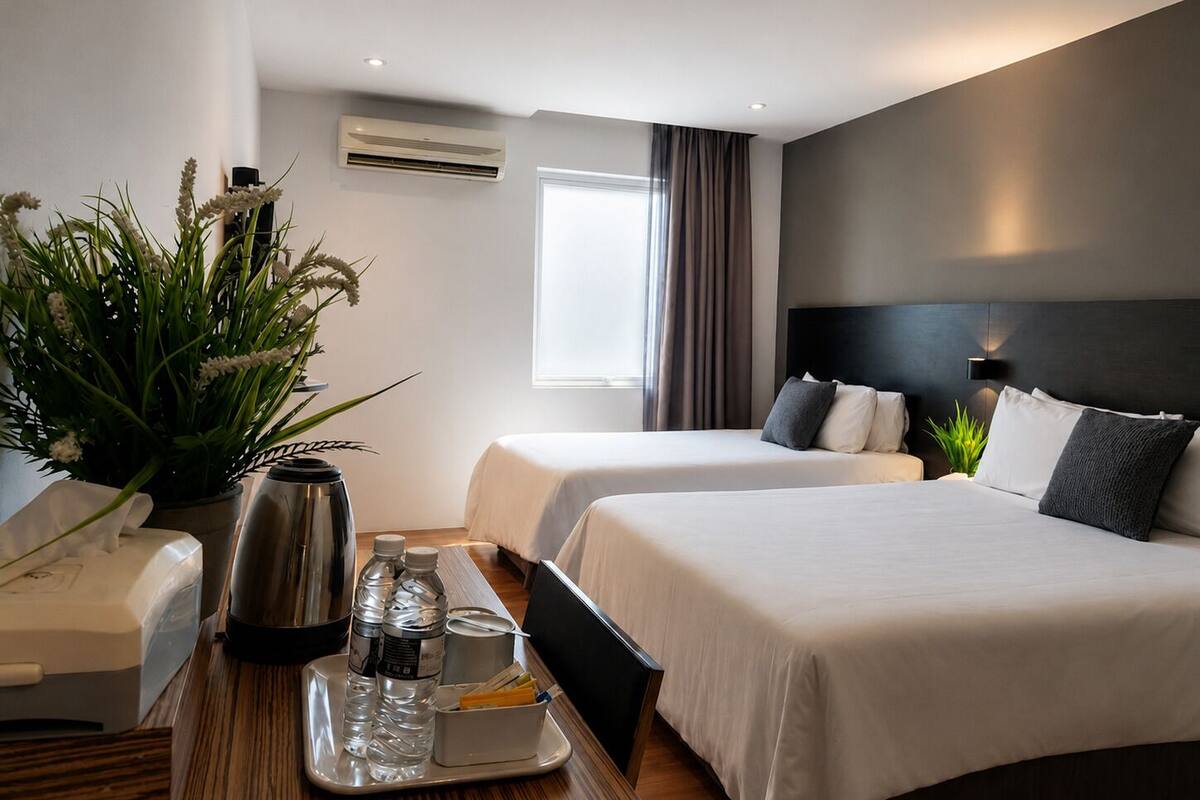 Habitación triple Deluxe | Interior