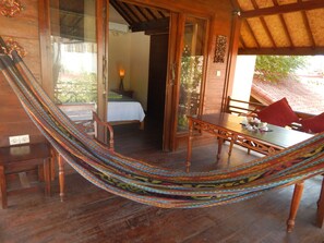 Treetop Traditional #3, Double Room (Hot Water) | Balkon