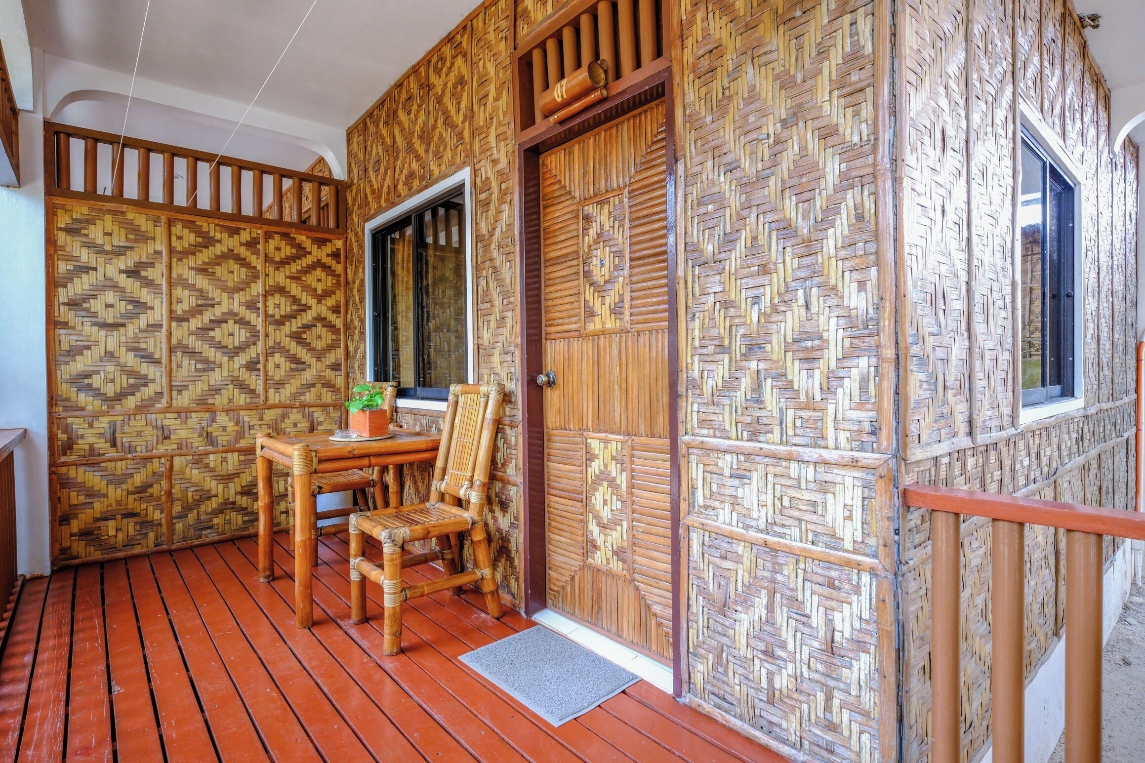 Pemandangan balkon