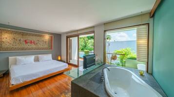 Villa, 2 Bedrooms, Private Pool | 2 bedrooms, minibar, in-room safe, desk