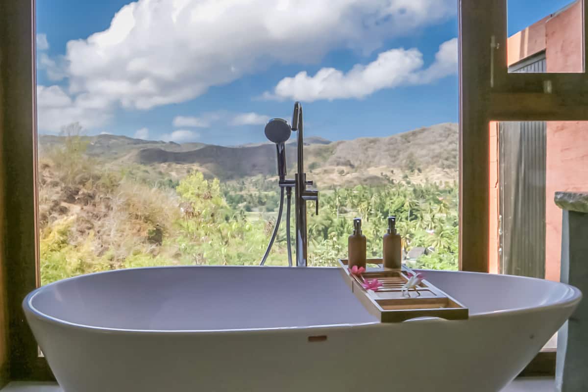 luxury villa, 1 bedroom | private spa tub