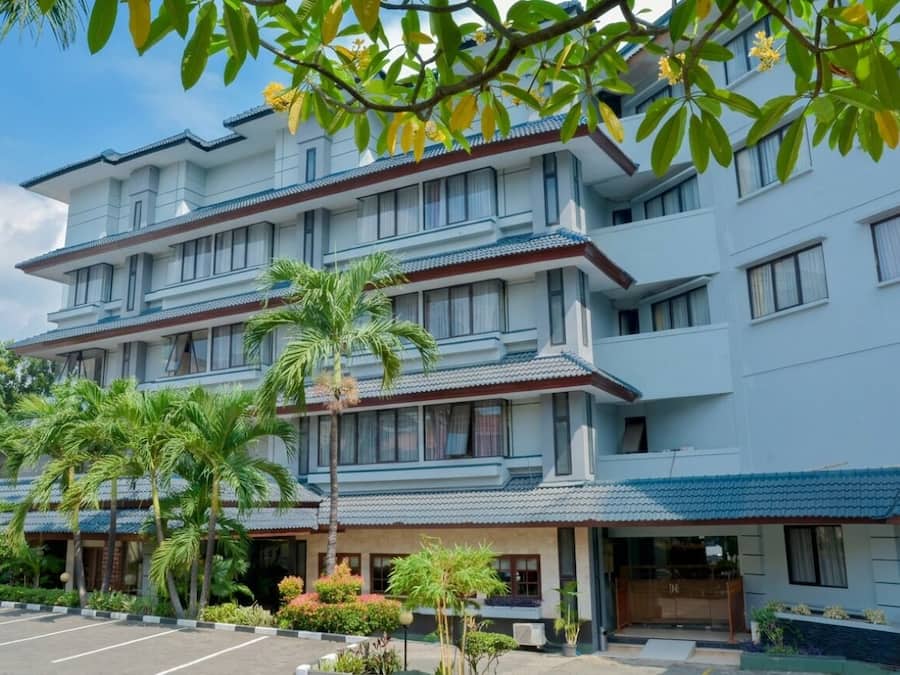 Voorkant van accommodatie