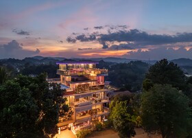 Framhlið gististaðar