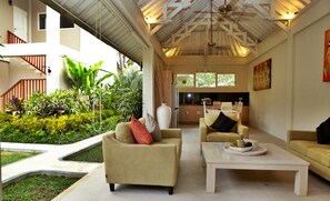 Garden Pool Villa Three Bedroom | Private kitchen | Fridge, coffee/tea maker, electric kettle - The Lovina Villas - CHSE Certified (Buleleng)
